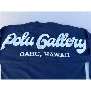 Spirit‎ Jersey Polu Gallery Oahu Hawaii Navy Long Sleeve T Shirt Mens S